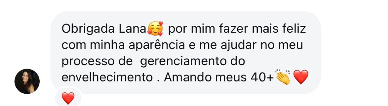 Print de WhatsApp de paciente fidelizada